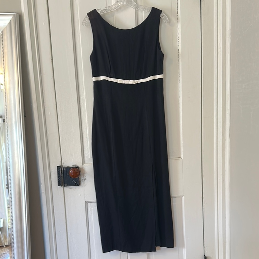 True Vintage Paris Sport Club Black Sheath Dress Defects 9 10